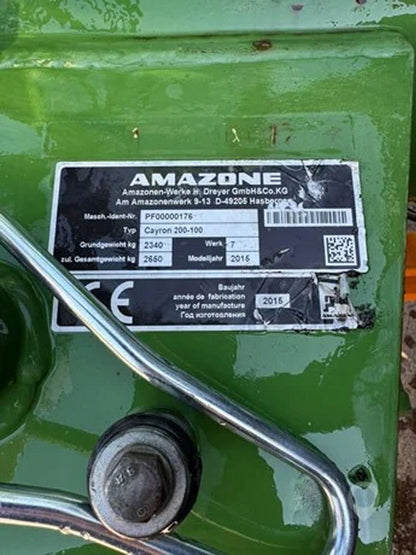 AMAZONE CAYRON 200 - 2015