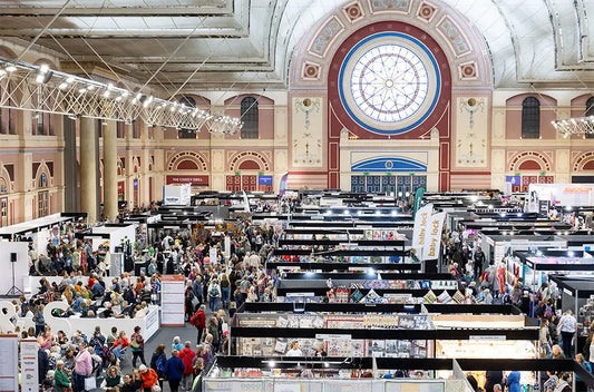Established in 1987, The Knitting & Stitching Show was launched by an avid stitcher called Karen Elder who was struggling to find supplies on the high street. The first few shows took place at the Rainbow Rooms in Kensington and grew rapidly in scale and popularity. In 1991, the event moved to Alexandra Palace and was taken over by a small company called Creative Exhibitions Ltd.