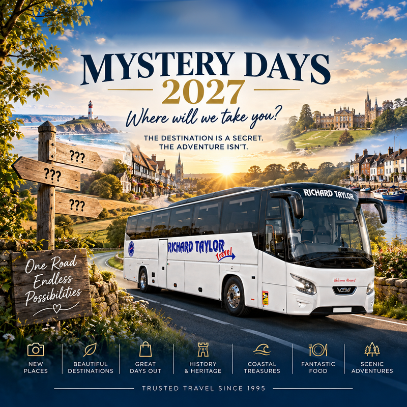Mystery Day Trip - Saturday 7th August 2027